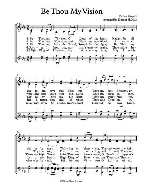 Be Thou My Vision .